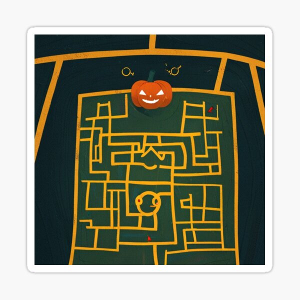 Item preview, Lost in the Pumpkin Maze designed and sold by PTB-SHOP.