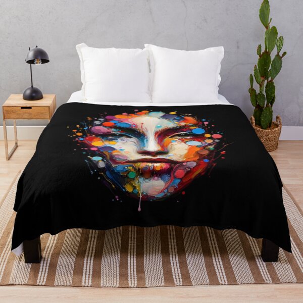 Item preview, Vibrant Abstract Portrait designed and sold by IllumeInk.