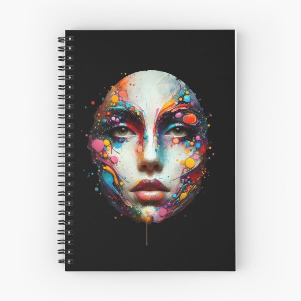 Item preview, Abstract Face Paint Splash Art designed and sold by IllumeInk.