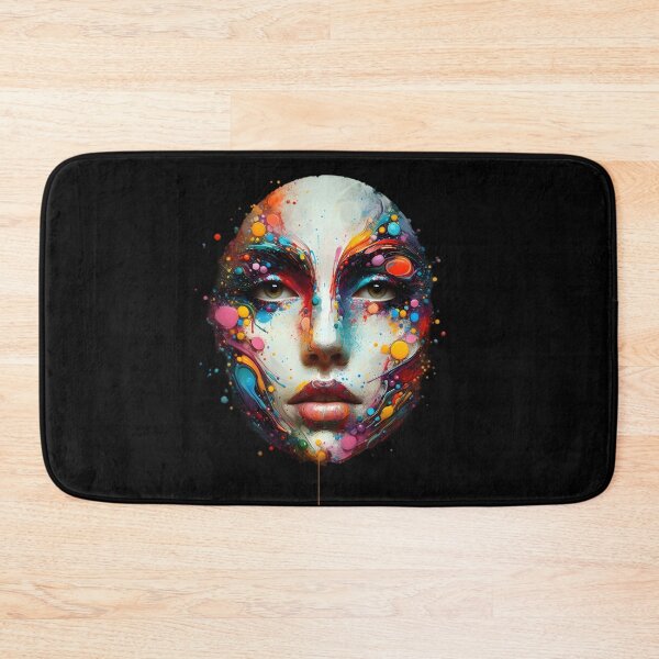 Item preview,  Abstract Face Paint Splash Art designed and sold by IllumeInk.