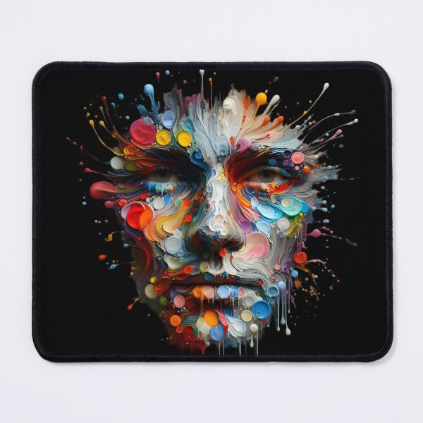 Item preview, Abstract Splash Portrait Art designed and sold by IllumeInk.