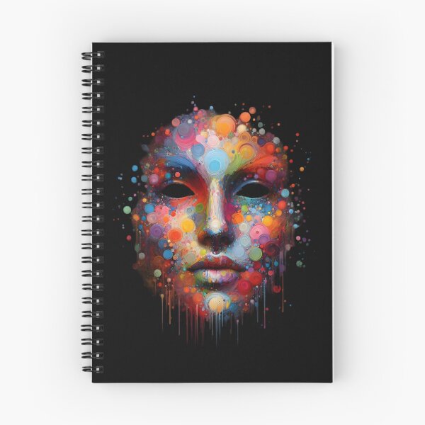 Item preview, Abstract Colorful Mask Art designed and sold by IllumeInk.