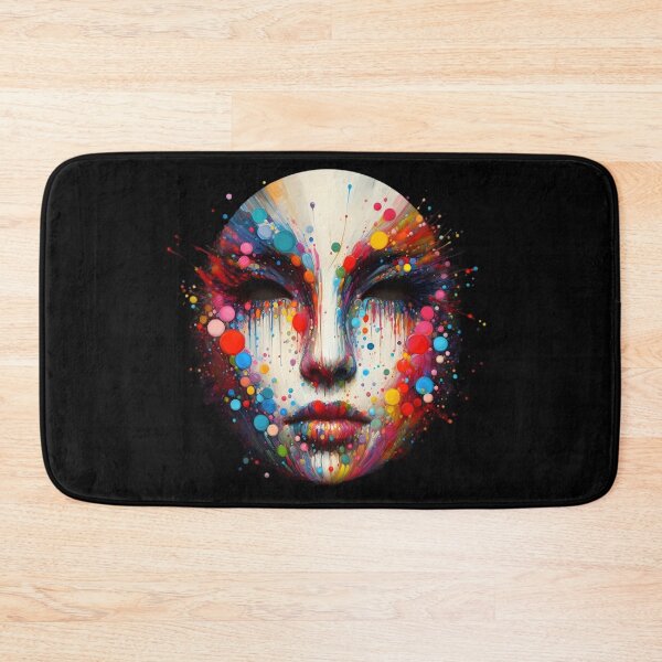 Item preview,  Colorful Abstract Mask Art designed and sold by IllumeInk.
