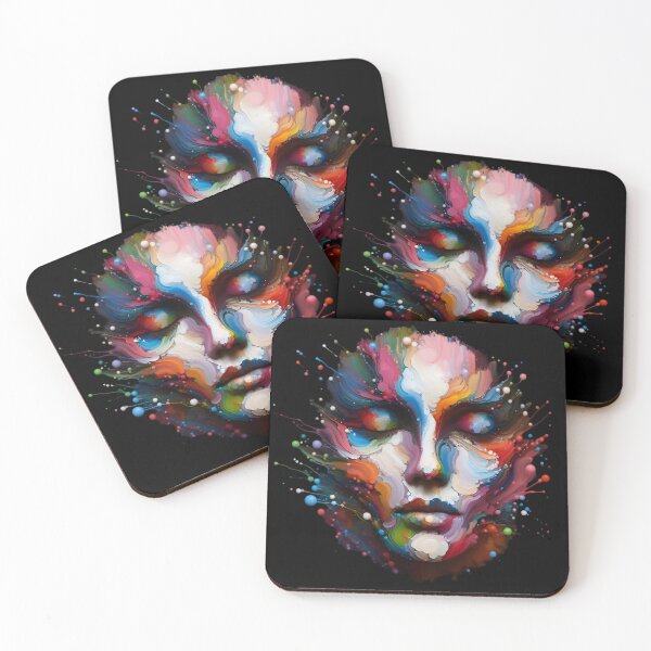 Item preview,  Colorful Abstract Face Art designed and sold by IllumeInk.