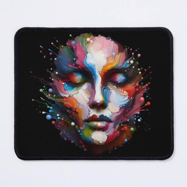 Item preview, Colorful Abstract Face Art designed and sold by IllumeInk.