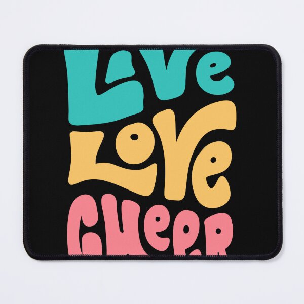 Item preview, Live Love Cheer | Inspirational Cheerleading Quote designed and sold by TurtleDojo.
