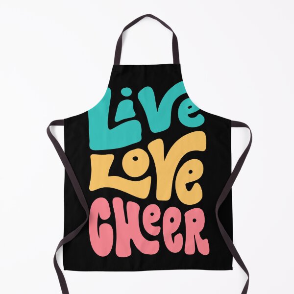 Item preview, Live Love Cheer | Inspirational Cheerleading Quote designed and sold by TurtleDojo.