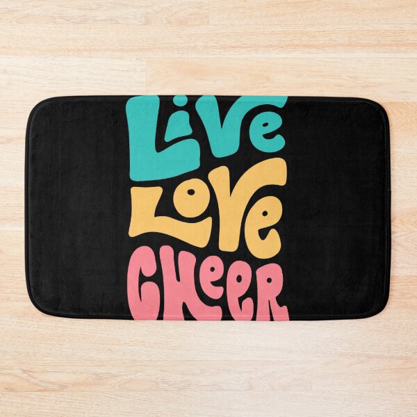 Item preview, Live Love Cheer | Inspirational Cheerleading Quote  designed and sold by TurtleDojo.