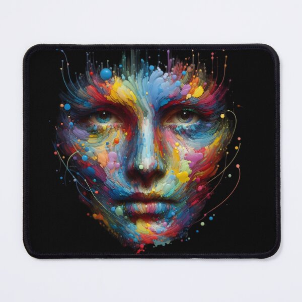 Item preview, Colorful Abstract Face Art designed and sold by IllumeInk.
