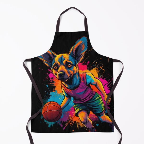 Item preview, German Sheppard dog playing basketball designed and sold by Furrifico.