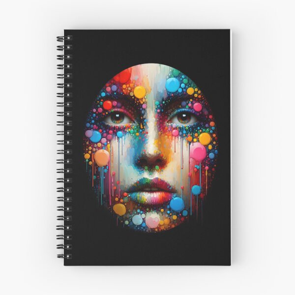 Item preview, Vibrant Abstract Portrait Art designed and sold by IllumeInk.