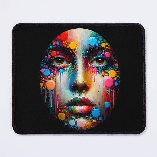 Item preview, Vibrant Abstract Portrait Art designed and sold by IllumeInk.
