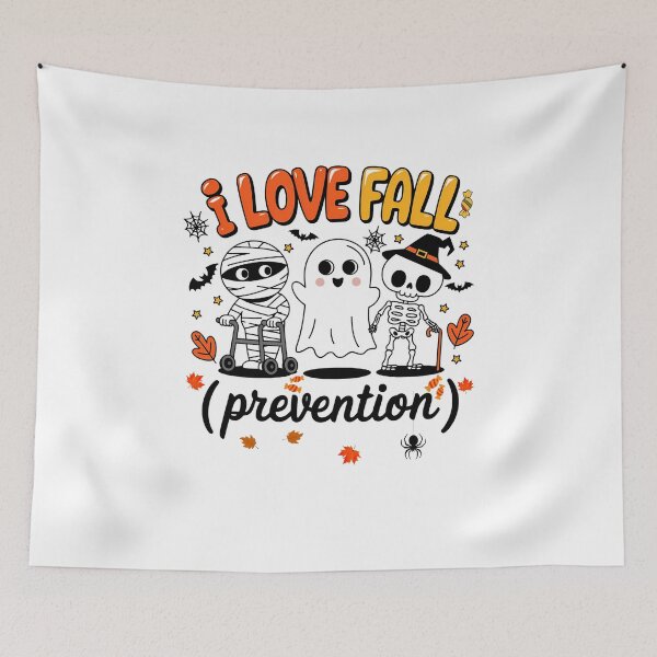 Item preview, I Love Fall Prevention, Scary and Funny designed and sold by ArtByKatti.