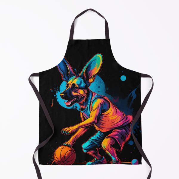 Item preview, German Sheppard dog playing basketball designed and sold by Furrifico.