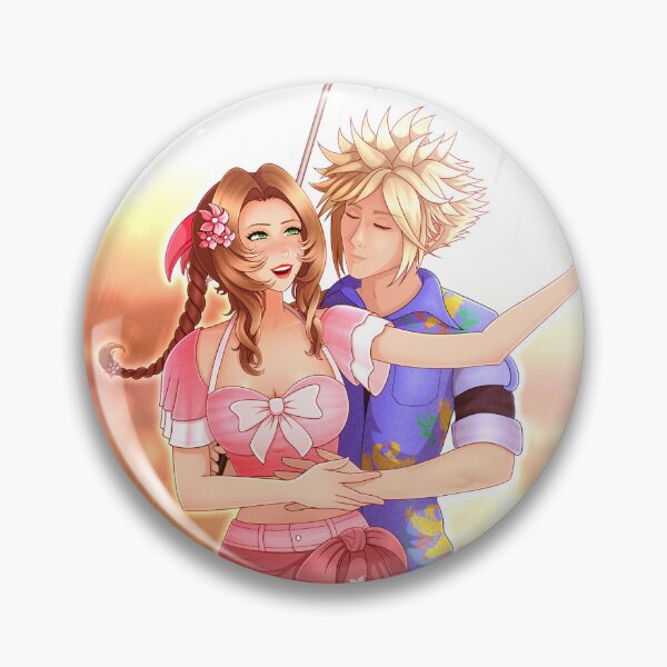 Item preview, Sunshine, Even When It Rains - Cloud and Aerith designed and sold by RyMoltArt.