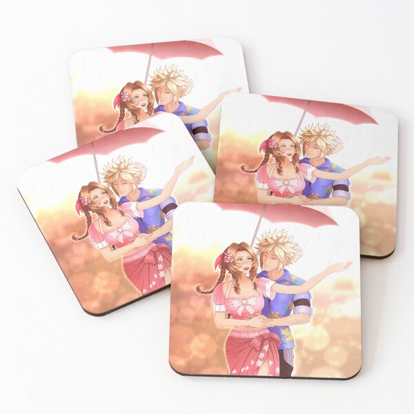 Item preview, Sunshine, Even When It Rains - Cloud and Aerith designed and sold by RyMoltArt.