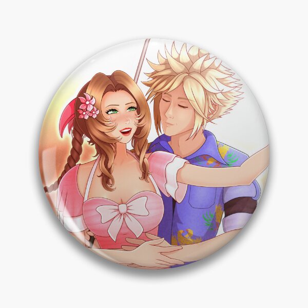 Item preview, Sunshine, Even When It Rains - Cloud and Aerith Crop designed and sold by RyMoltArt.