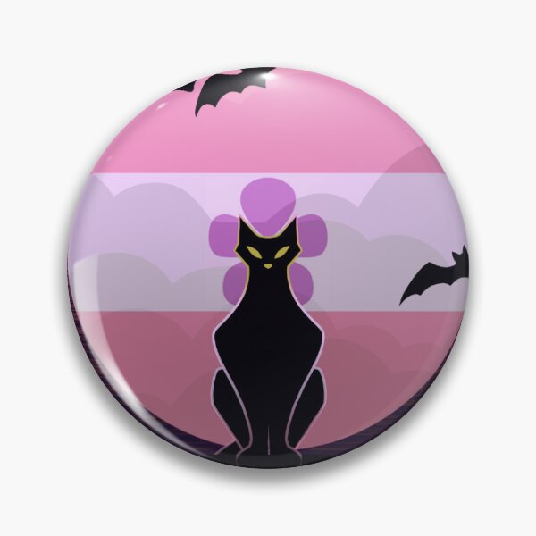 Item preview, Sapphic Halloween Pride Flag designed and sold by GhostinaTopHat.