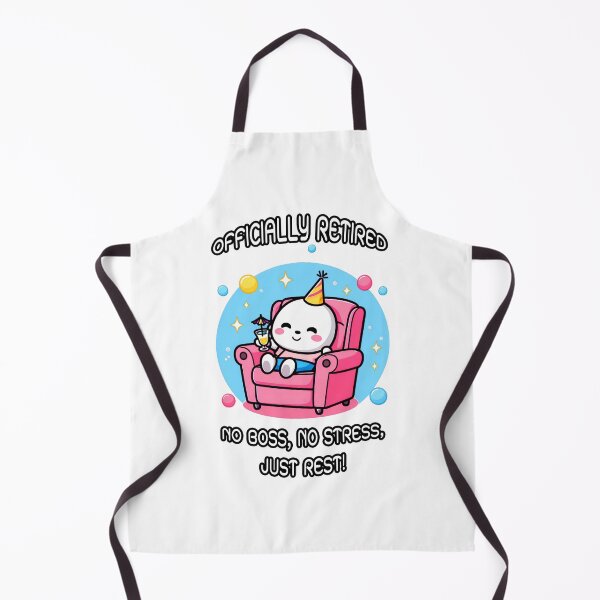 Item preview, Officially Retired T-Shirt – Cute Relaxing Character | No Boss, No Stress, Just Rest! designed and sold by HAFIZ-DP.