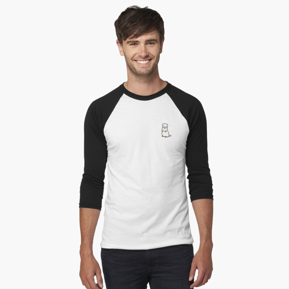 Item preview, Baseball ¾ Sleeve T-Shirt designed and sold by littlemandyart.