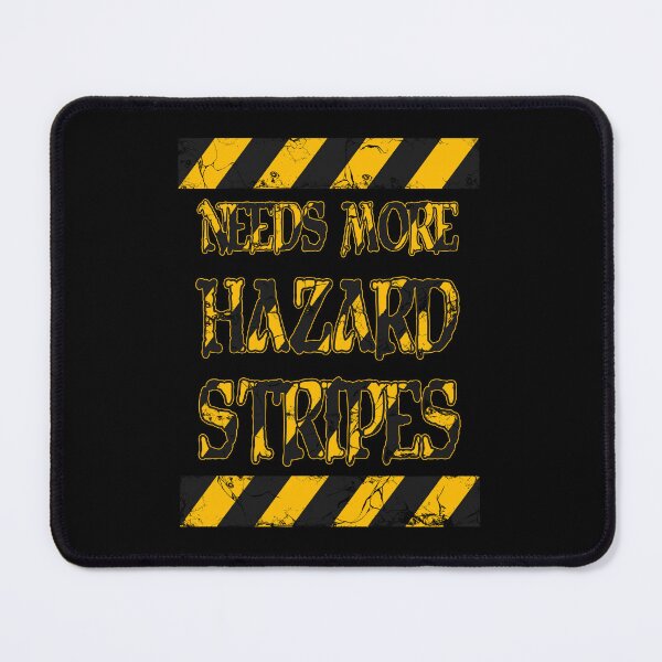 Item preview, Needs More Hazard Stripes designed and sold by SideQuest - Scribbled Chaos!.