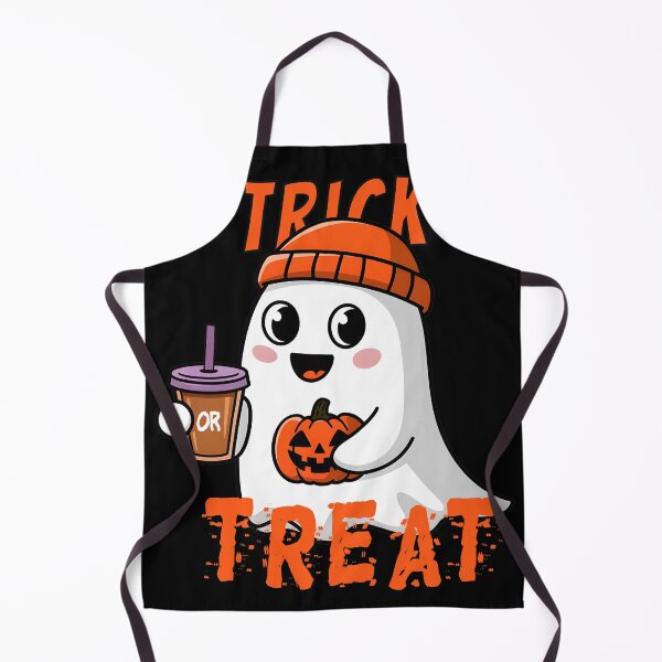 Item preview, The Cute & friendly ghost Trick or Treat designed and sold by ArtbySameer.