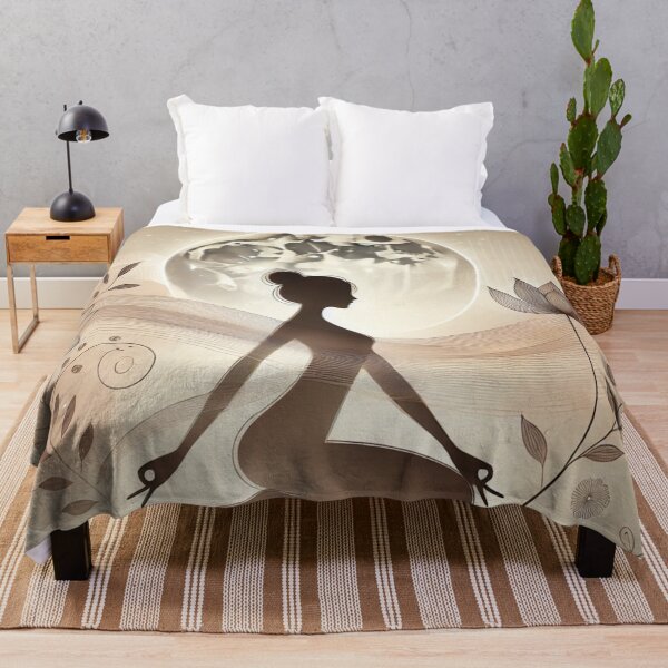 Item preview, Yoga under the moon designed and sold by ValerieStOnge.