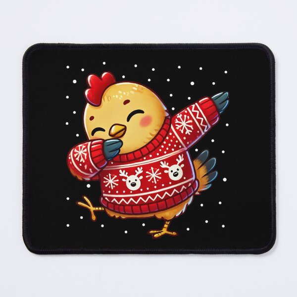 Item preview, Christmas Chicken Lover Farmer Funny Chicken Ugly Christmas designed and sold by BlueBerry-Pengu.