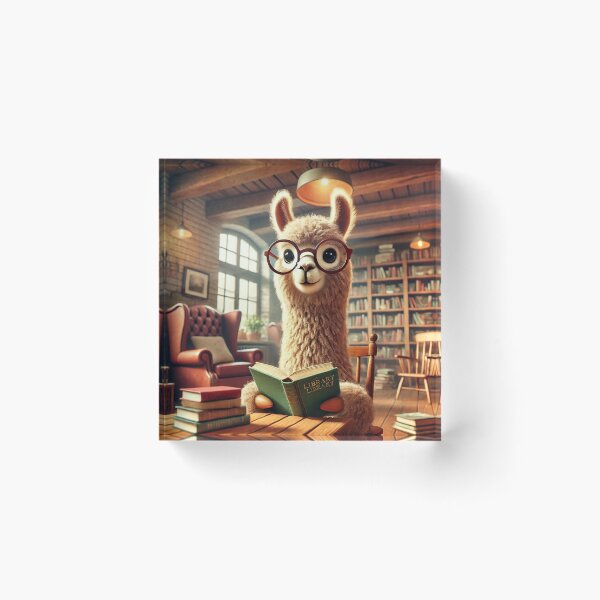 Item preview, Intellectual lama designed and sold by ValerieStOnge.