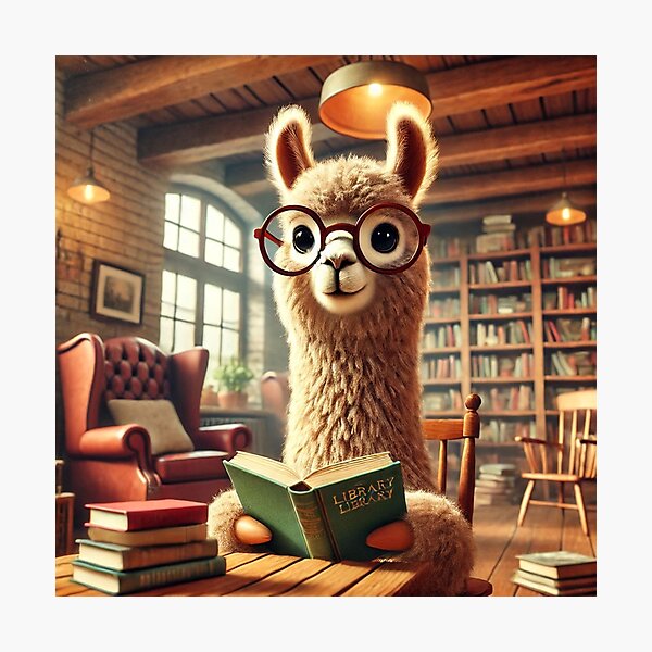 Item preview, Intellectual lama designed and sold by ValerieStOnge.