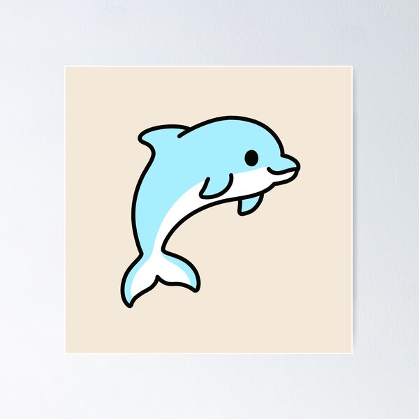 Kawaii Sea Animals Set Poster