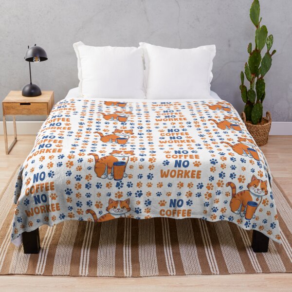 Item preview, No Coffee No Workee Cat lovers Pet Owners designed and sold by Stick-Artistry.