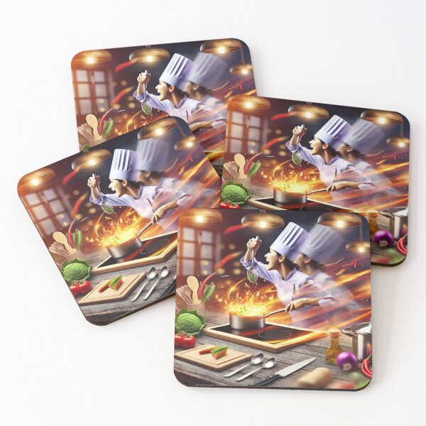 Item preview, Woman chef at work designed and sold by ValerieStOnge.