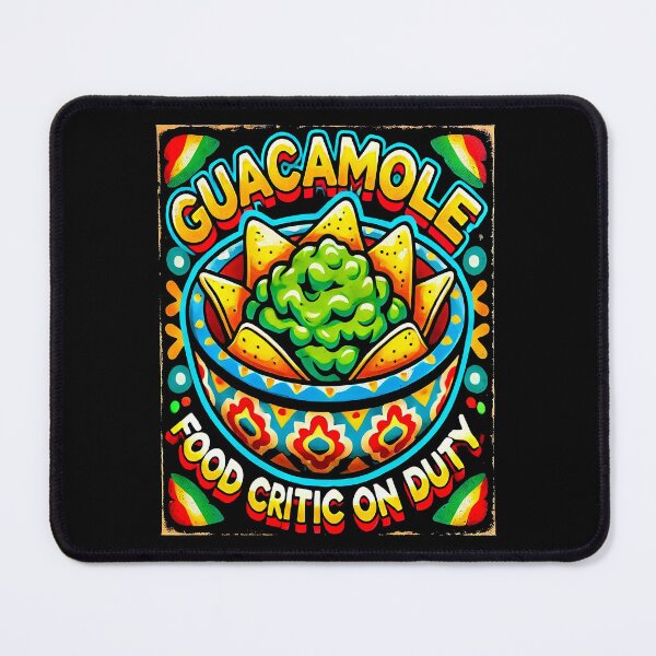 Item preview, Avocado Guacamole Food Critic on Duty Funny Mexican Food designed and sold by Tabu Touch.