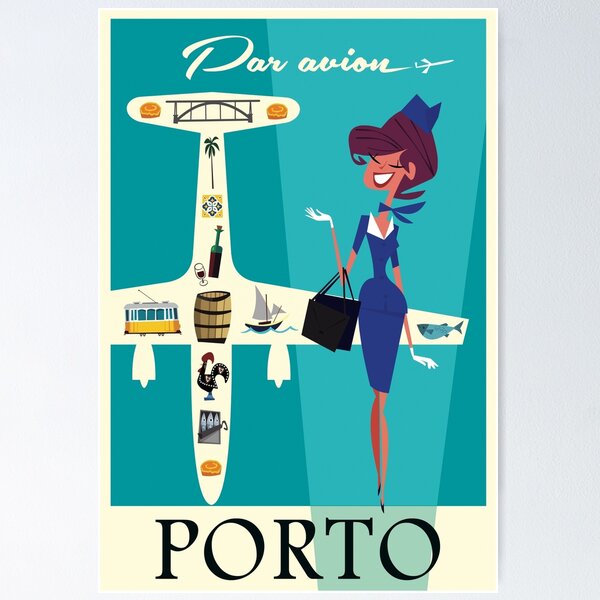Item preview, Porto poster designed and sold by GAGodel.