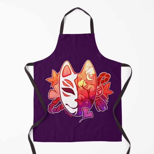 Item preview, Autumn Spirits Kitsune Mask designed and sold by heysoleilart.