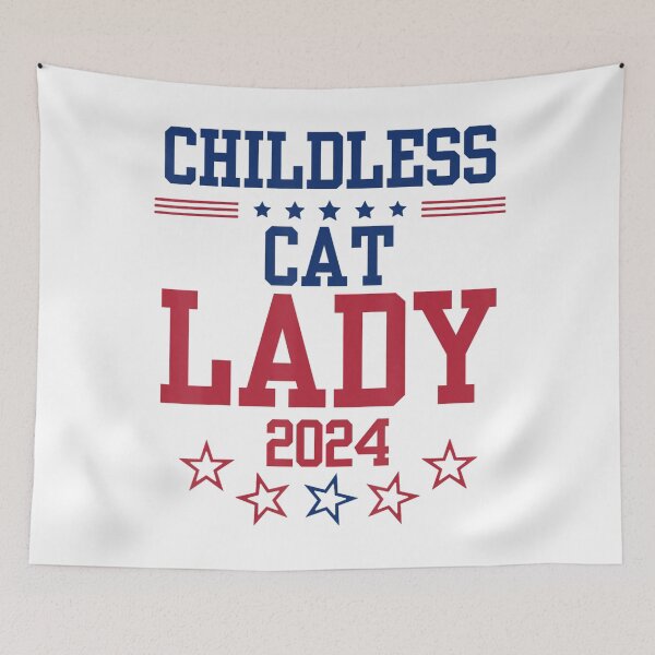 Item preview, Childless Cat Lady 2024 Funny Political Elections Democrat designed and sold by Greenbacks.