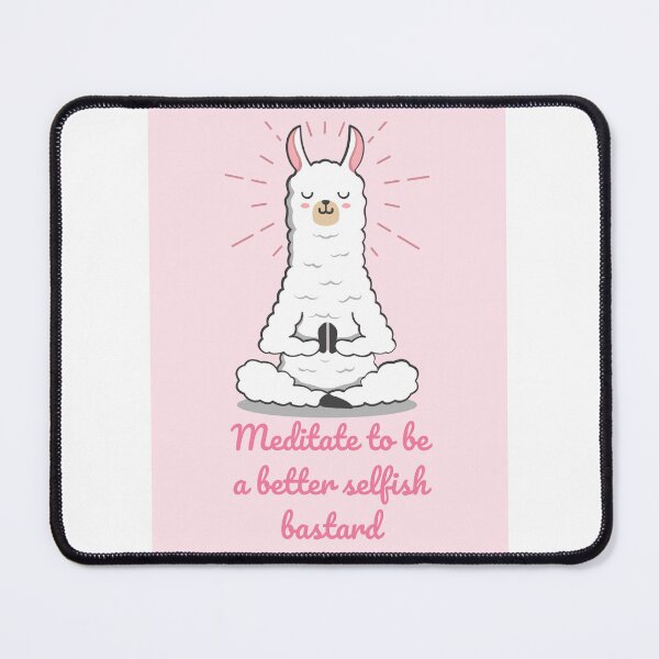 Item preview, Meditate to be a better selfish bastard designed and sold by Rlyehinmate.