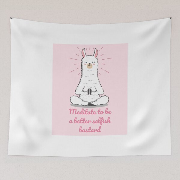 Item preview, Meditate to be a better selfish bastard designed and sold by Rlyehinmate.
