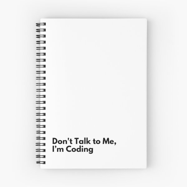Item preview, Don't Talk to Me, I’m Coding Work quote designed and sold by Vateira.