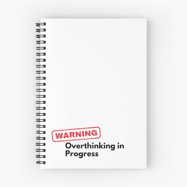 Item preview, Warning: Overthinking in Progress designed and sold by Vateira.