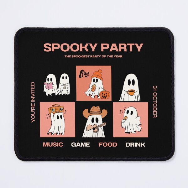 Item preview, Spooky Party | Funny | Halloween designed and sold by AngryBlackDog.