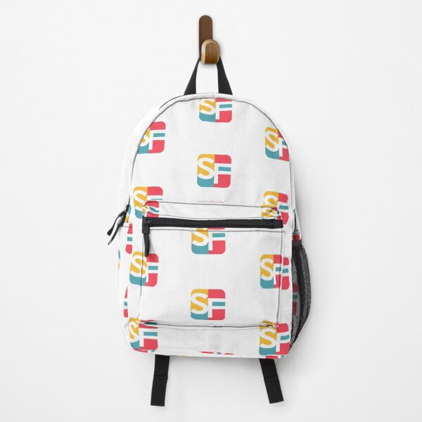 Item preview, Ilustración de un logotipo colorido con las letras S y F designed and sold by rasagamastore.