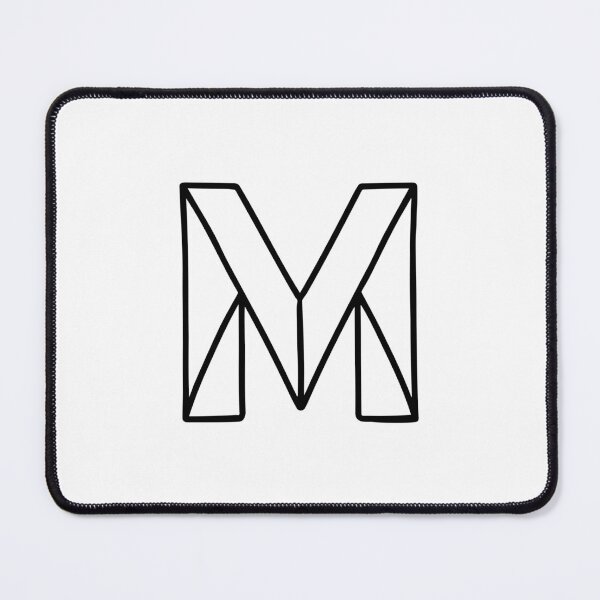 Item preview, Illustration of the letter M with modern lines designed and sold by rasagamastore.