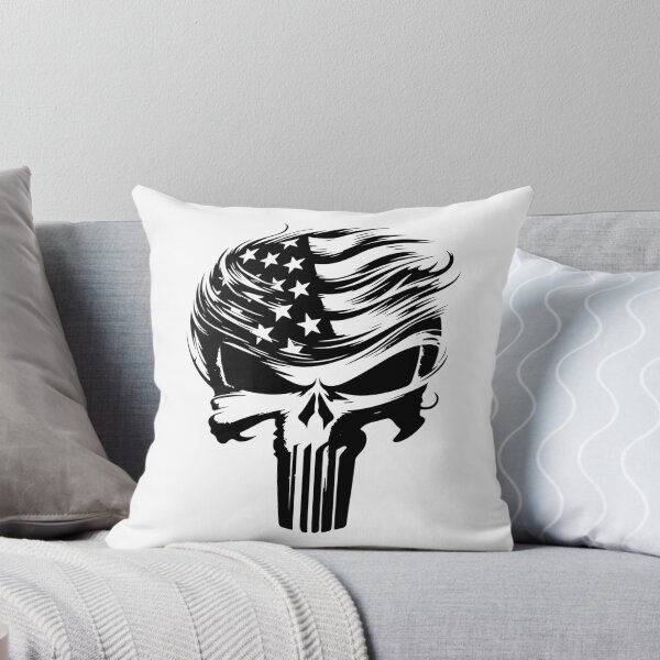 Item preview, Trump Skull Sticker. Punisher. Tshirts. Mug. Stickers. designed and sold by Aknarin Thika.