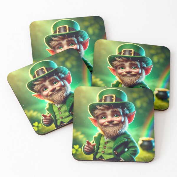Item preview, Charming Leprechaun in a Magical Irish Landscape designed and sold by aunins7.