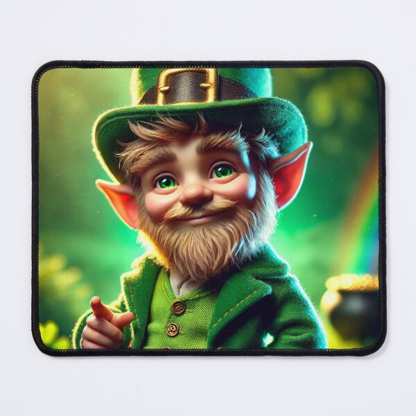 Item preview, Charming Leprechaun in a Magical Irish Landscape designed and sold by aunins7.