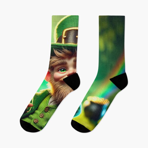 Item preview, Charming Leprechaun in a Magical Irish Landscape designed and sold by aunins7.
