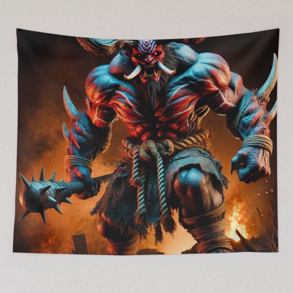 Item preview, The Ferocious Demon Warrior designed and sold by aunins7.