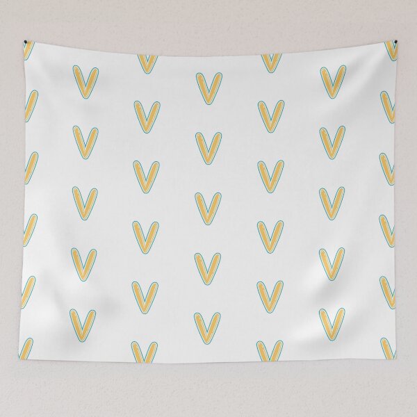 Item preview, Illustration of letter V hand drawn doodle designed and sold by rasagamastore.